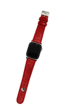 Load image into Gallery viewer, Cinturino in Vera Lucertola per Apple Watch