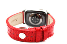 Load image into Gallery viewer, Cinturino in Vera Lucertola per Apple Watch