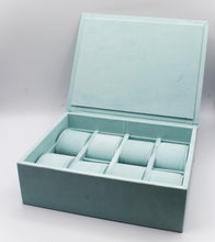 Carica l'immagine nel visualizzatore di Gallery, SCATOLA PORTA OROLOGI DA 8 POSTI