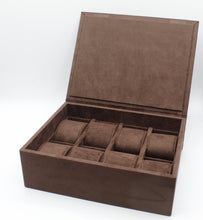 Carica l'immagine nel visualizzatore di Gallery, SCATOLA PORTA OROLOGI DA 8 POSTI