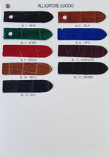 Carica l'immagine nel visualizzatore di Gallery, CINTURINO IN VERO ALLIGATORE INTEGRATO