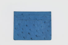 Carica l'immagine nel visualizzatore di Gallery, Porta Carte di Credito Slim in Vero Struzzo Premium