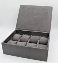 Carica l'immagine nel visualizzatore di Gallery, SCATOLA PORTA OROLOGI DA 8 POSTI