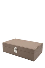 Carica l'immagine nel visualizzatore di Gallery, SCATOLA PORTA OROLOGI DA 10 POSTI IN VERA PELLE MARTELLATA