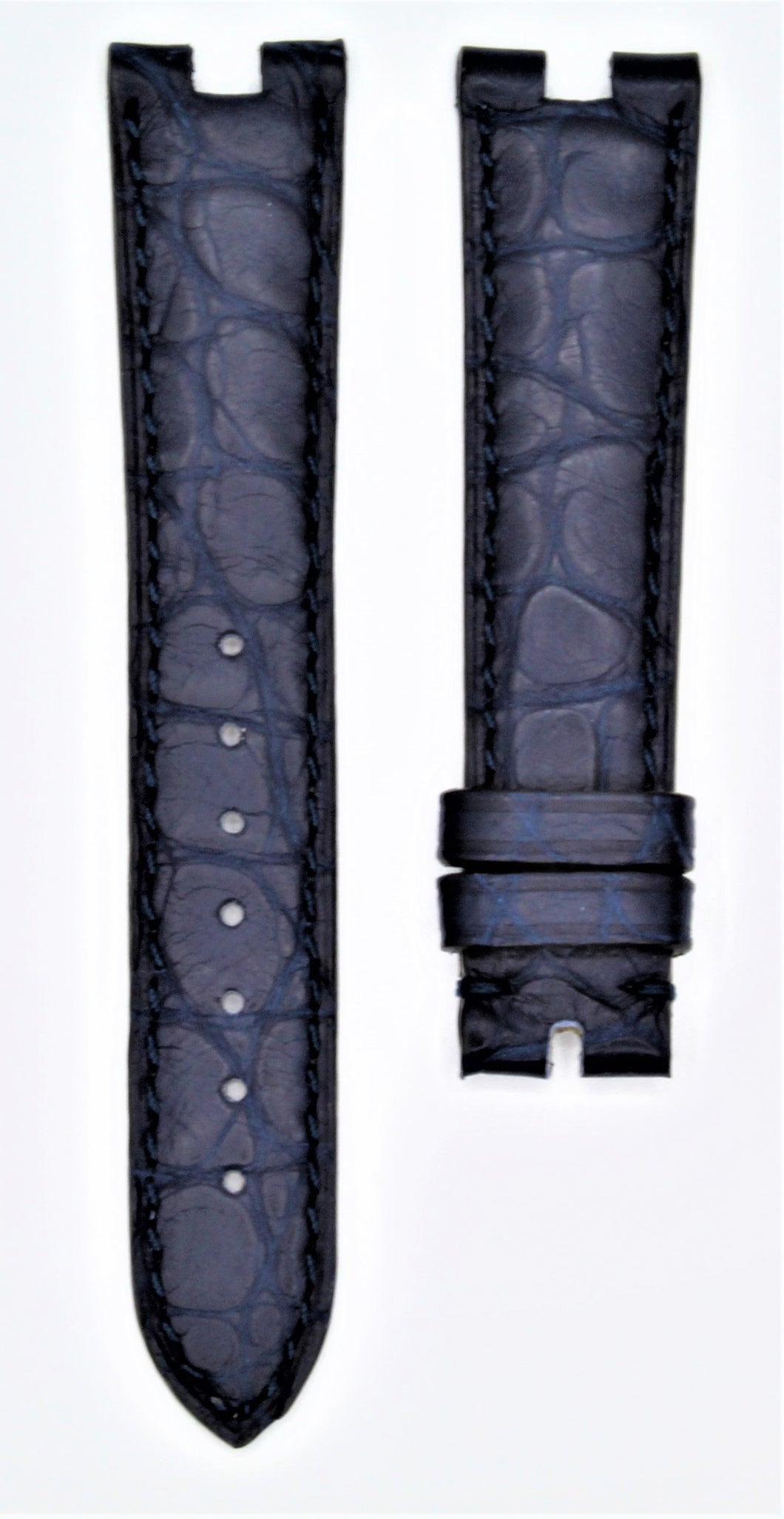 Crocodile leather strap
